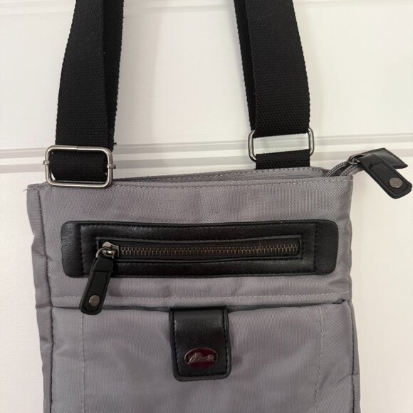 Roots - Silver - Nylon Crossbody Bag - Picture 4 of 7